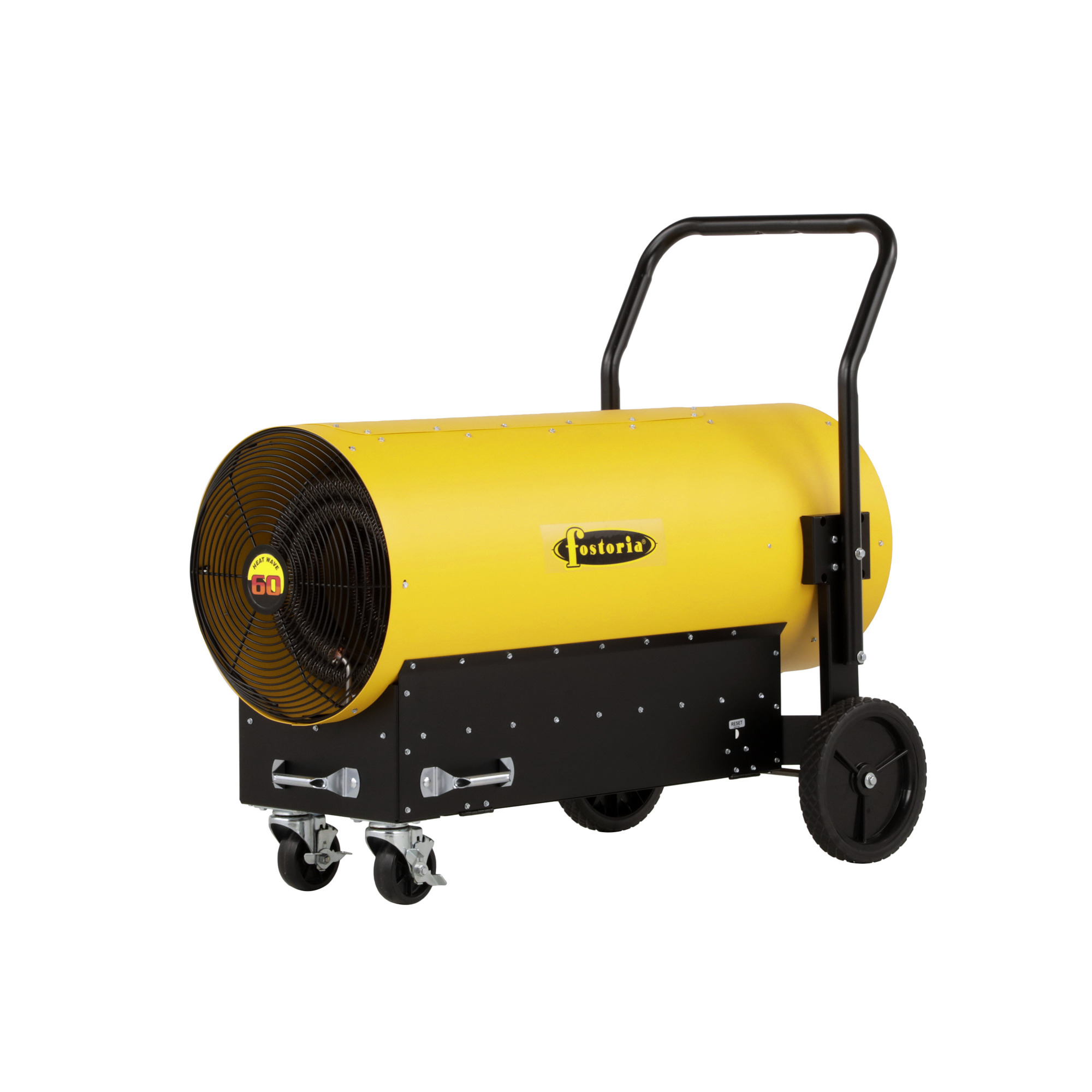 Fostoria Heat Wave, Portable Electric Fan Forced Salamander Heater, Heat Type Forced Air, Heat Output 204780 Btu/hour, Heating Capability 3600 ft², Model# FES-6048-3
